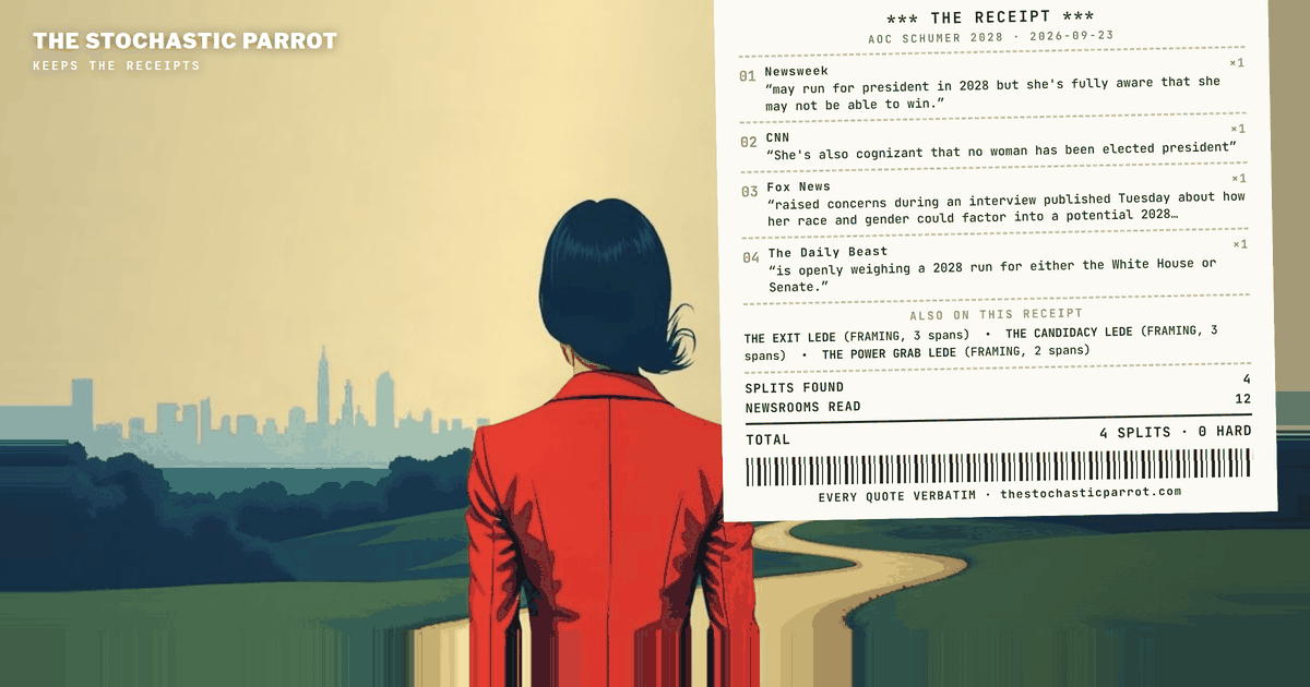What AOC Said, and What Each Masthead Decided She Meant