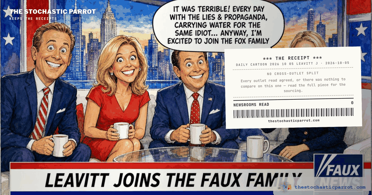 The Daily Cartoon: Leavitt Joins the Faux Family