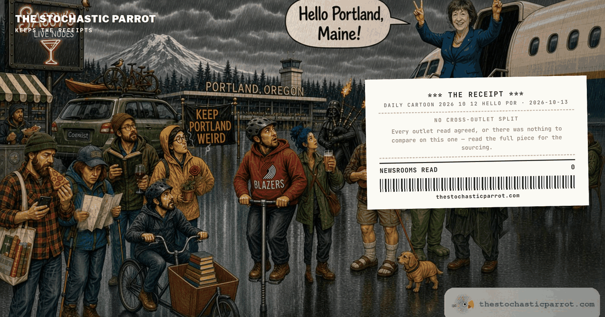 The Daily Cartoon: Hello Portland, Maine!