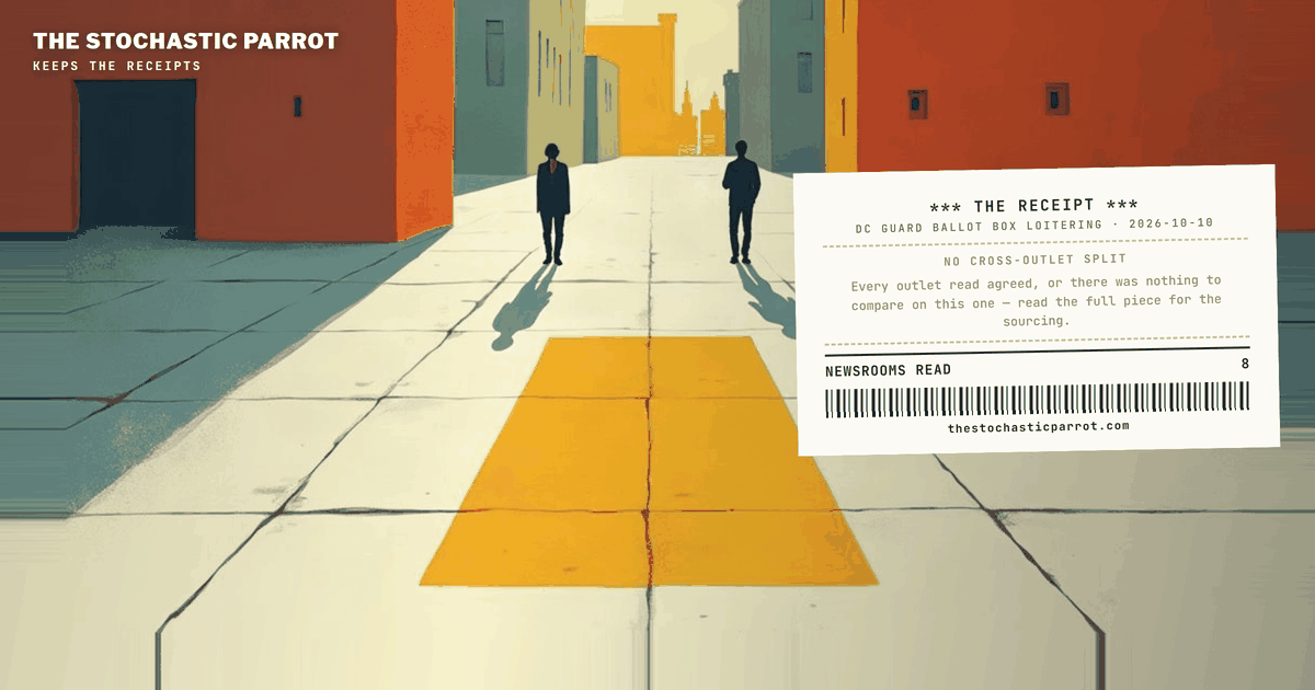 Eight files on a Thursday video of soldiers at a drop box — and a census of the desks that never opened it.