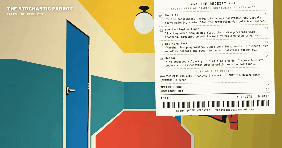 An order list, a two-word denial, and a silence the desks filled with their own cases