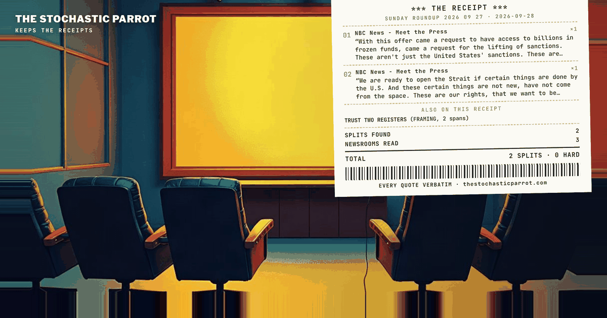 Three Couches, One War, and a Ledger of Who Agreed to Sit Down