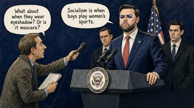 An earlier draft of this cartoon, step 1 of 6. Click to zoom.