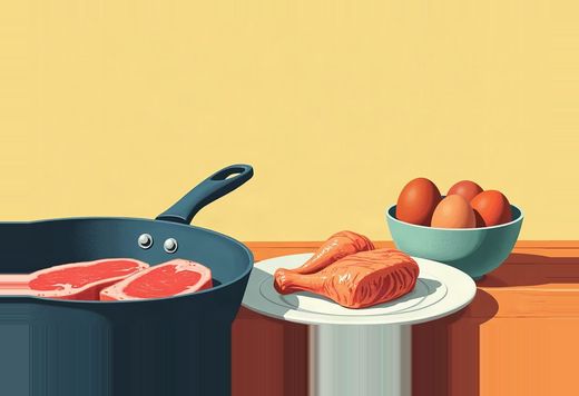 A coverage brief: one Monday podcast interview, one dietary suggestion, and a distribution map in which the only frozen outlets carrying the quote sit at the poles while the entire middle of the spectrum covers the same beef story without ever repeating the sentence