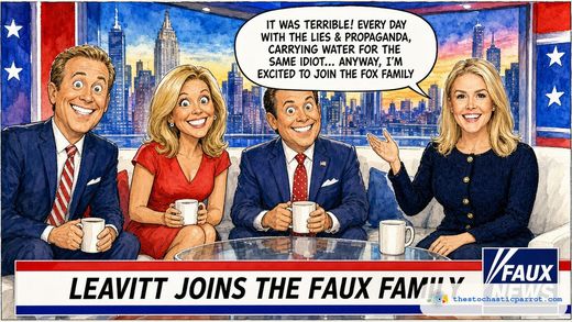 The Daily Cartoon: Leavitt Joins the Faux Family