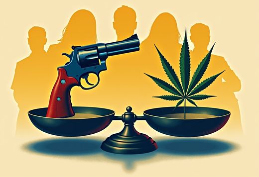The Supreme Court ruled, without a single dissent, that Washington can't strip a Texas man of his guns for smoking weed — and the one man nine justices agreed on arrives at five desks as occasional, regular, frequent, and habitual, with the cocaine in his house at only one of them