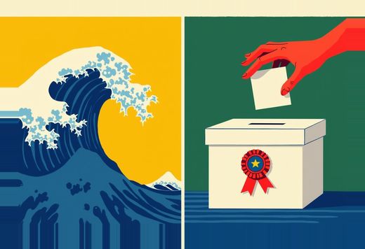 The two candidates the coverage ran as one wave now sit in different columns — Flanagan is the wire's projection at 58.8, Hong trails by 1,455 votes with a recount threshold beneath her