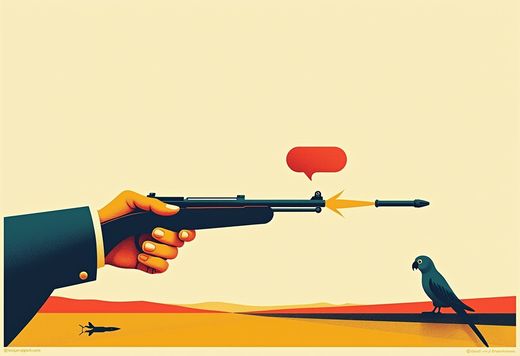 The chatbot was handed the gun, and then, in the write-up, handed the trigger